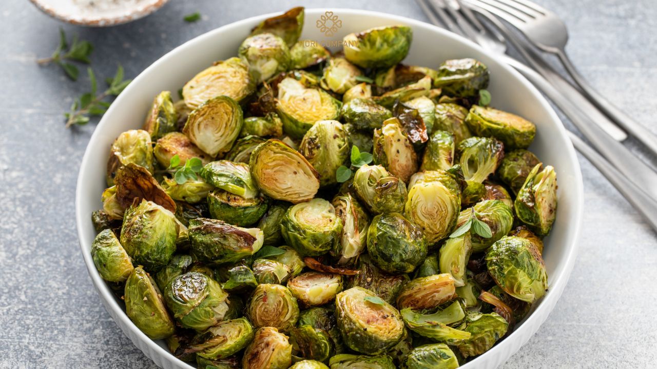 Mầm cải Brussel đập dập (Smashed Brussel Sprouts)