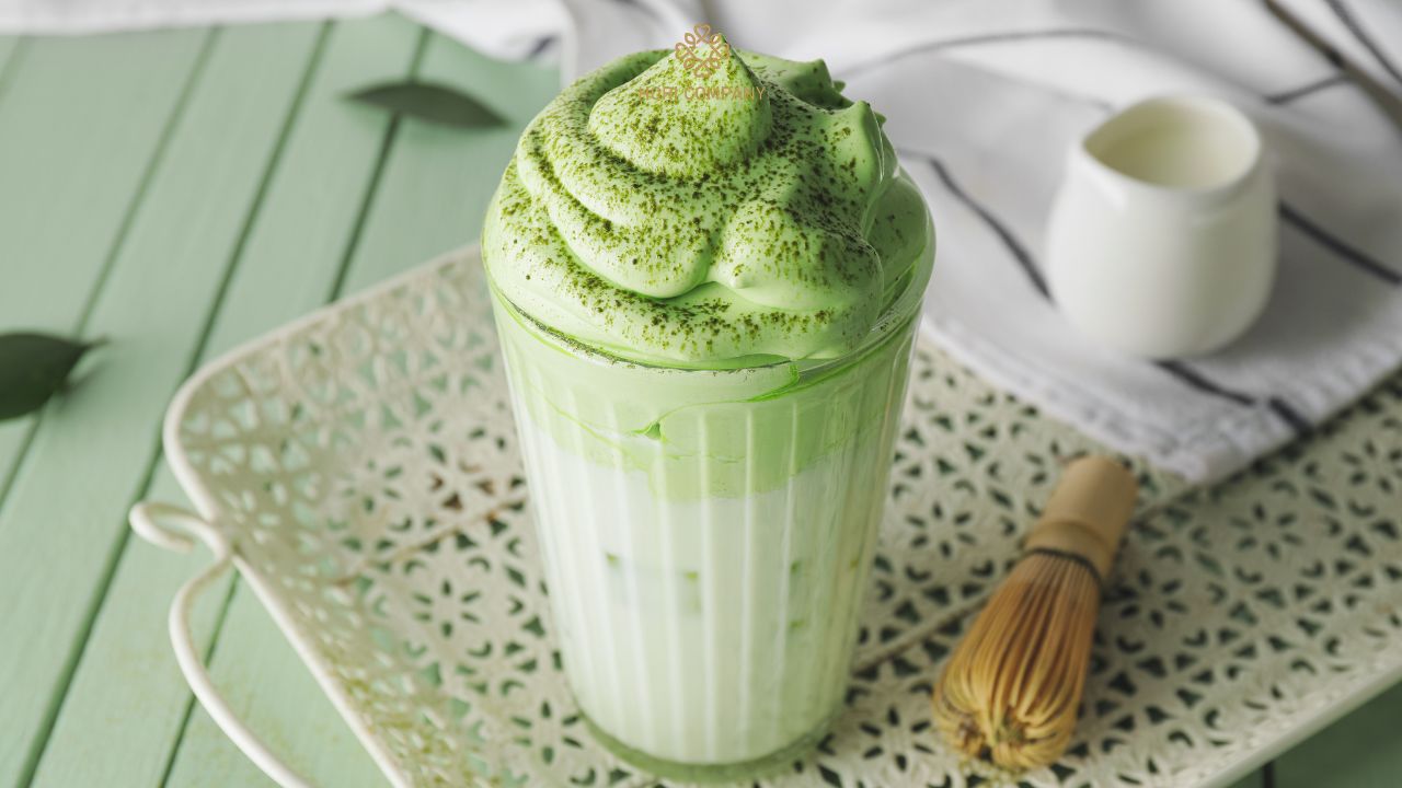 Matcha Dalgona Latte